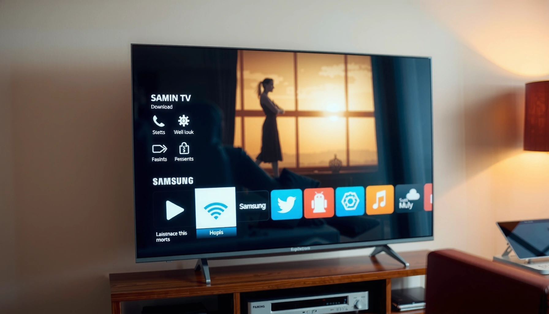 Step-by-step guide on how to download apps on Samsung Smart TV 2013 model.