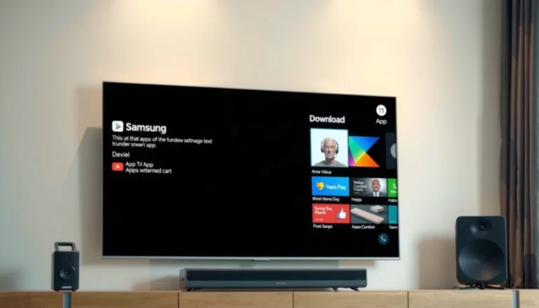 Step-by-step guide on how to download a new app on Samsung Smart TV.