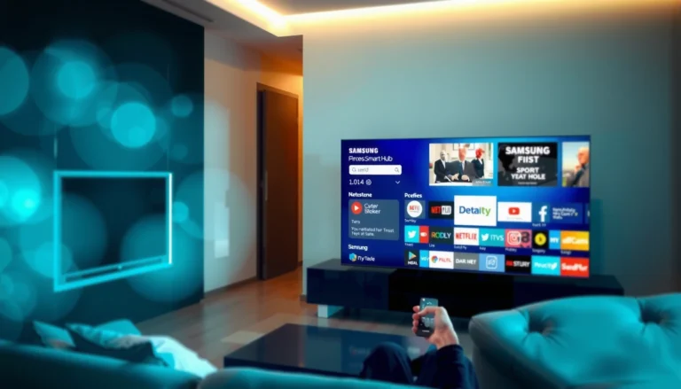 Step-by-step guide on how to download apps using Samsung Smart TV Smart Hub.