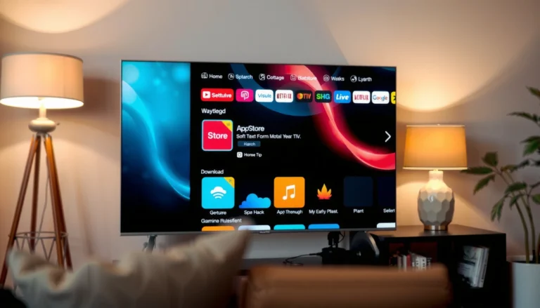 Step-by-step guide on how to download apps to your Smart TV.