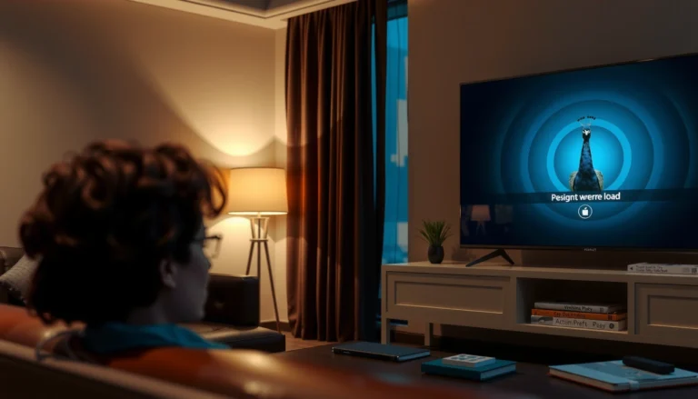 Step-by-step guide on how to download Peacock app on a Smart TV.