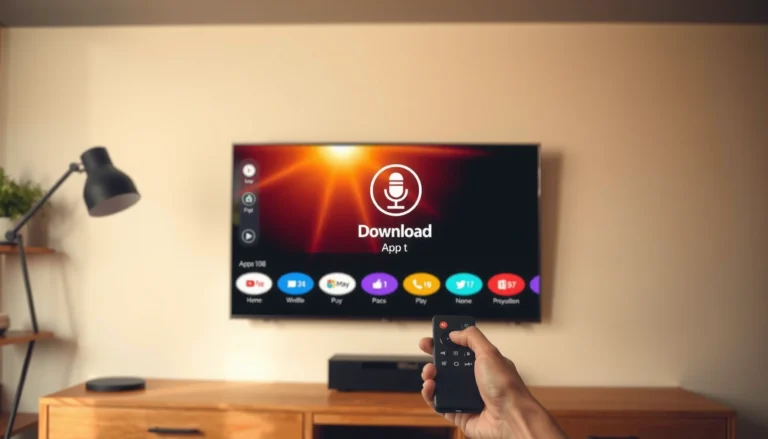 Step-by-step guide on how to download apps on a Smart TV for easy installation.
