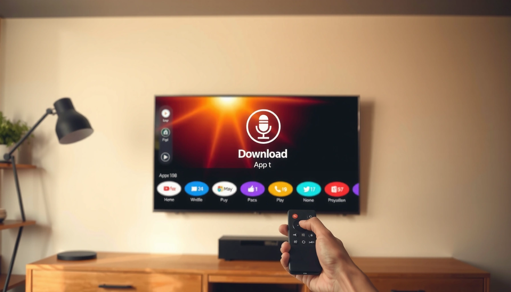 Step-by-step guide on how to download apps on a Smart TV for easy installation.
