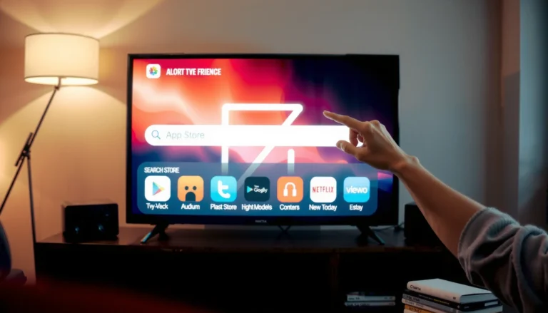 Step-by-step guide on how to download an app on your Smart TV.