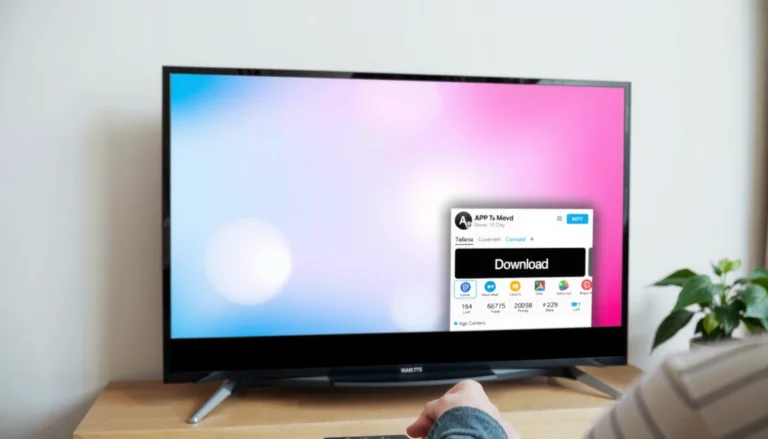 Step-by-step guide on how to download apps onto a Smart TV.
