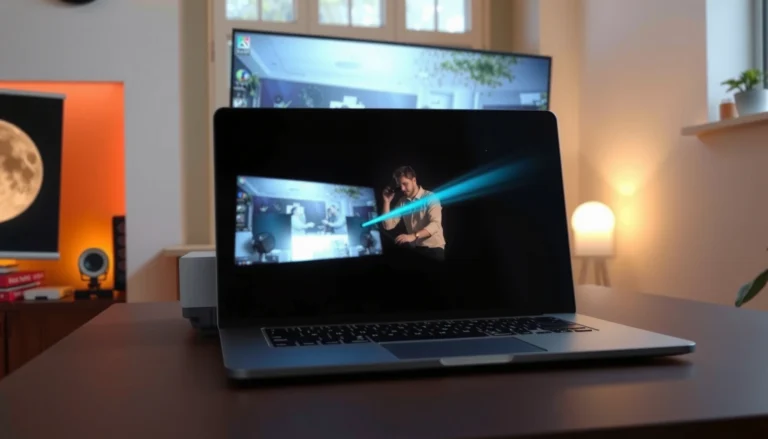 Steps to duplicate a screen to a projector for presentations and meetings.