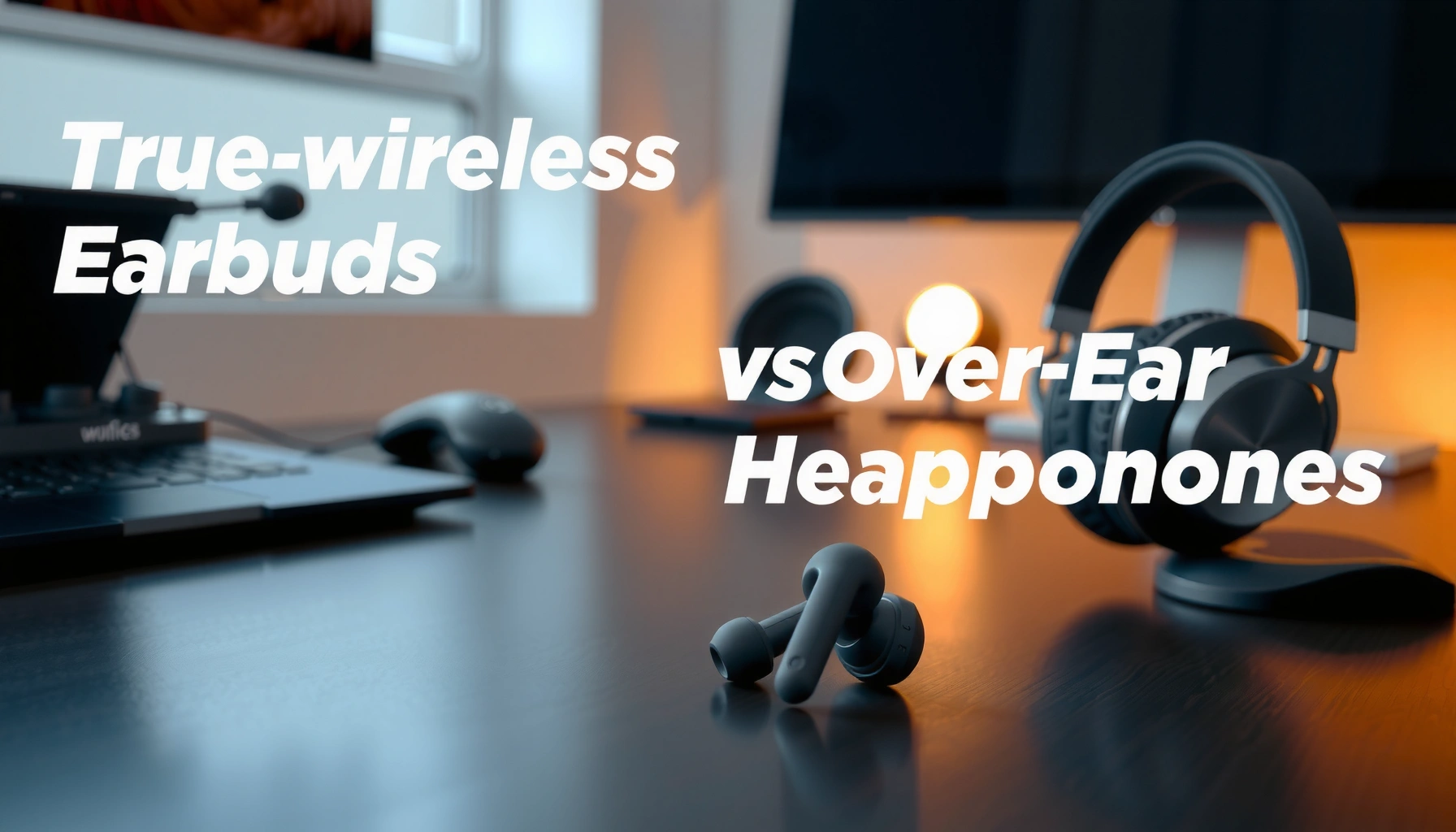 Comparison of earbuds and headphones for sound quality and comfort in the article about choosing the best audio device.