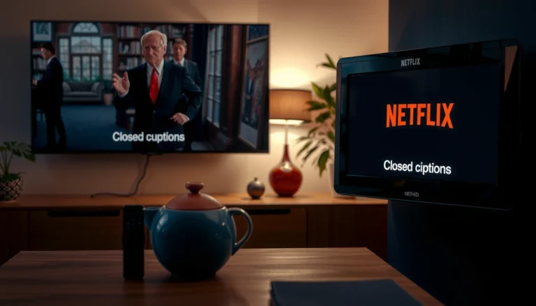 Guide to turning on closed captioning on Netflix Smart TV for better viewing experience.