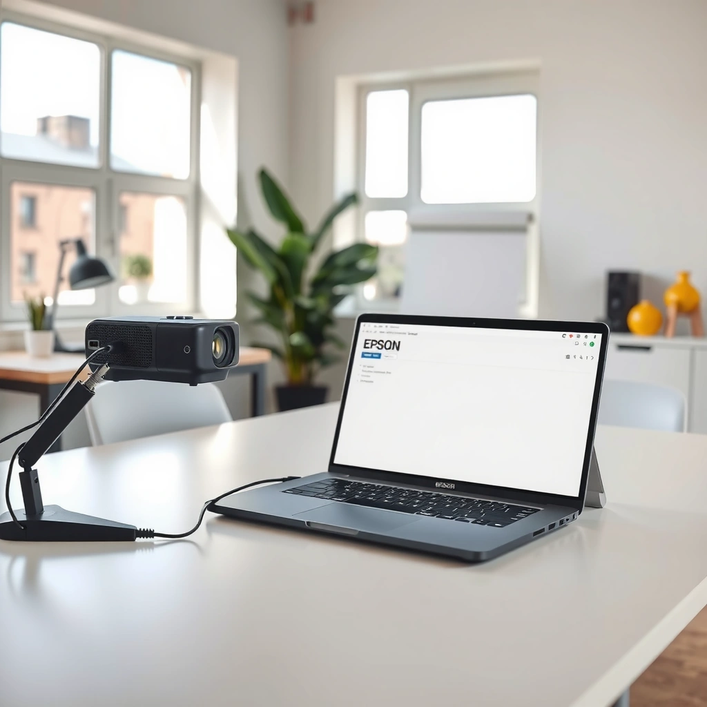 Epson Projector - how to connect a epson projector to a laptop