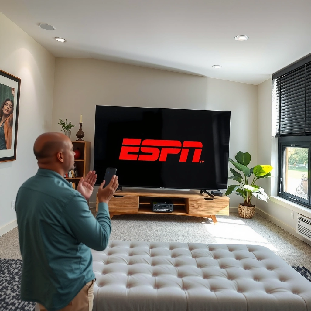 Check ESPN availability on various smart TV providers for optimal viewing.
