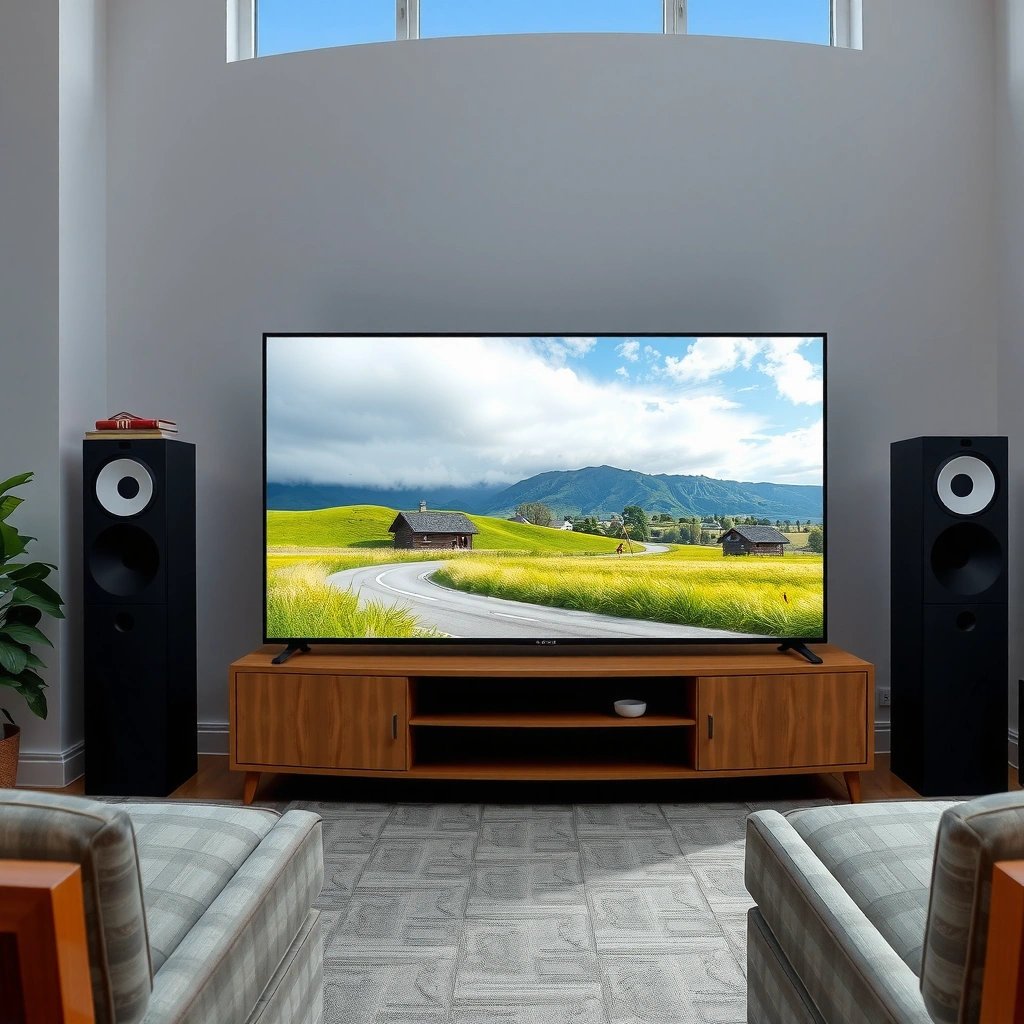 Items needed to convert your TV into a Smart TV, including cables and devices.