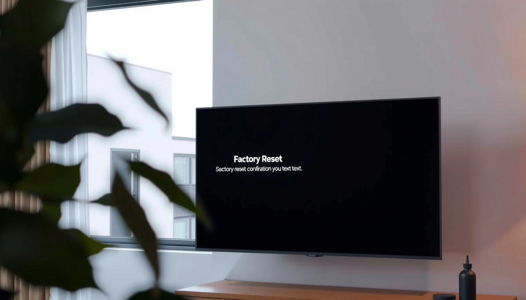 Step-by-step guide to factory reset a Samsung Smart TV for troubleshooting and setup.