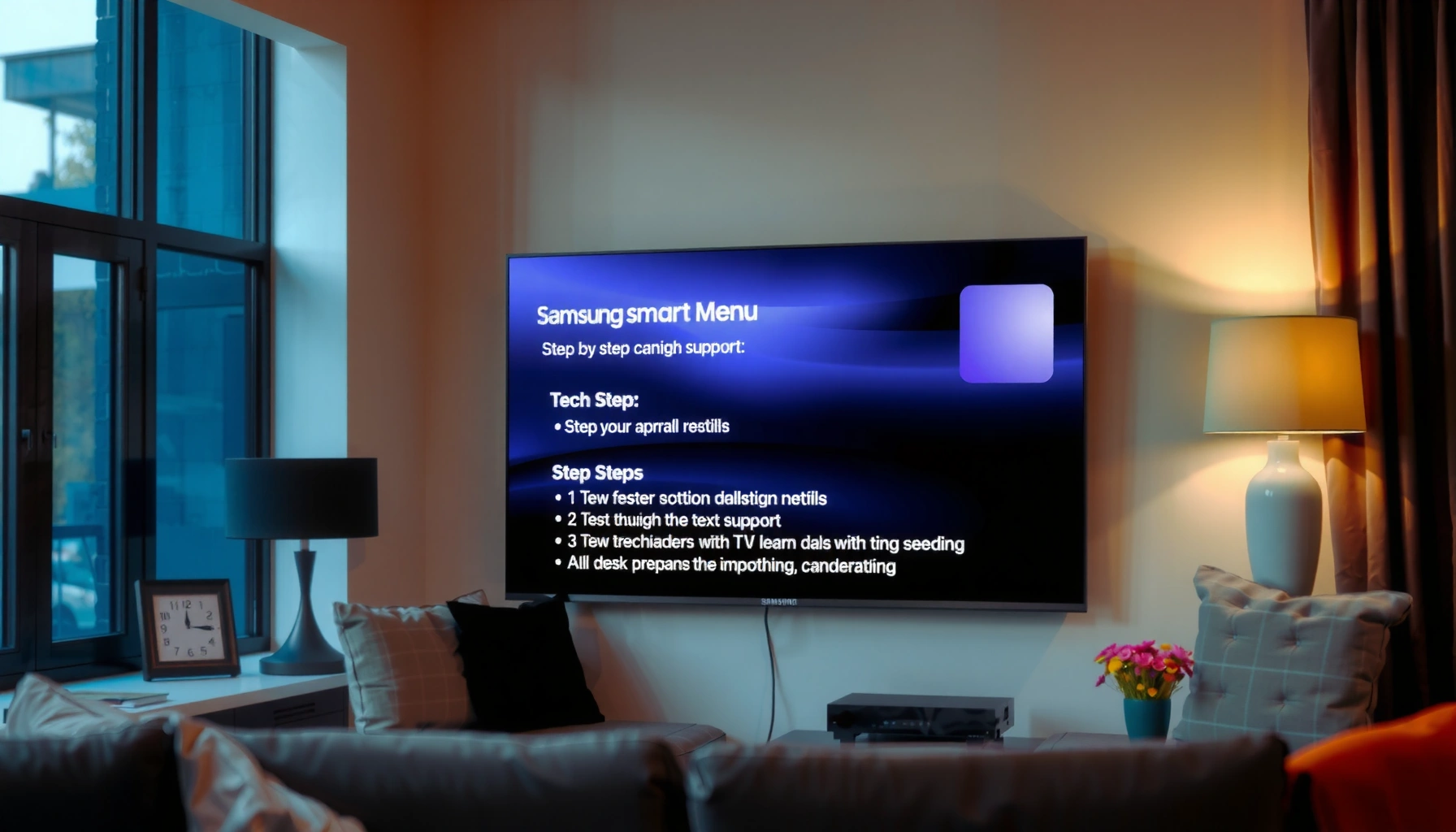 Step-by-step guide on how to factory reset a Samsung Smart TV for troubleshooting and setup.