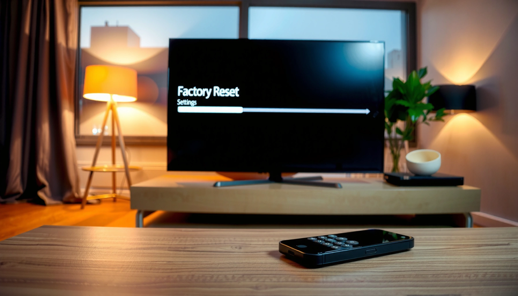 Step-by-step guide to factory reset a Smart TV for troubleshooting and performance improvement.