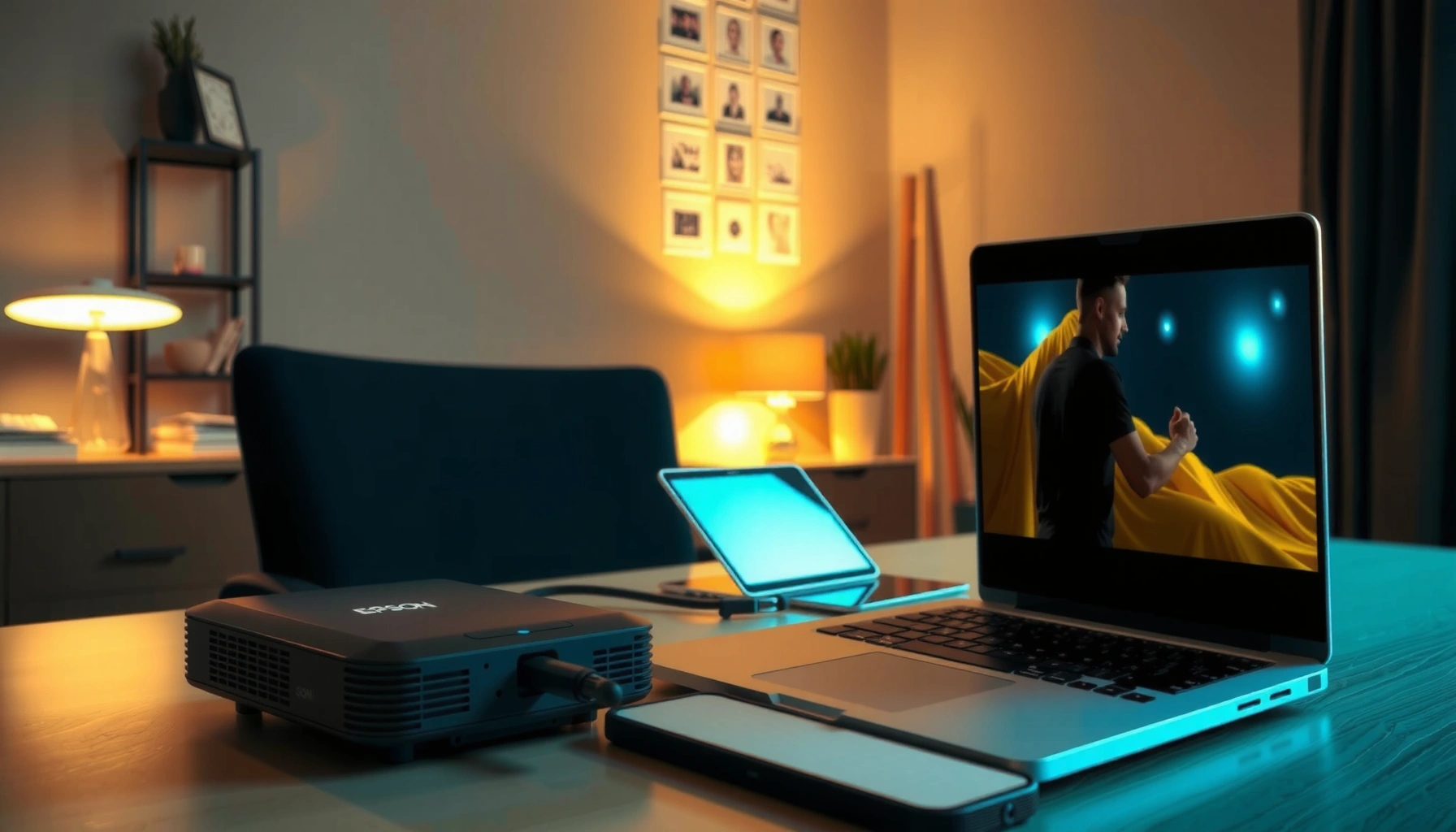 How to Connect an Epson Projector to a Laptop