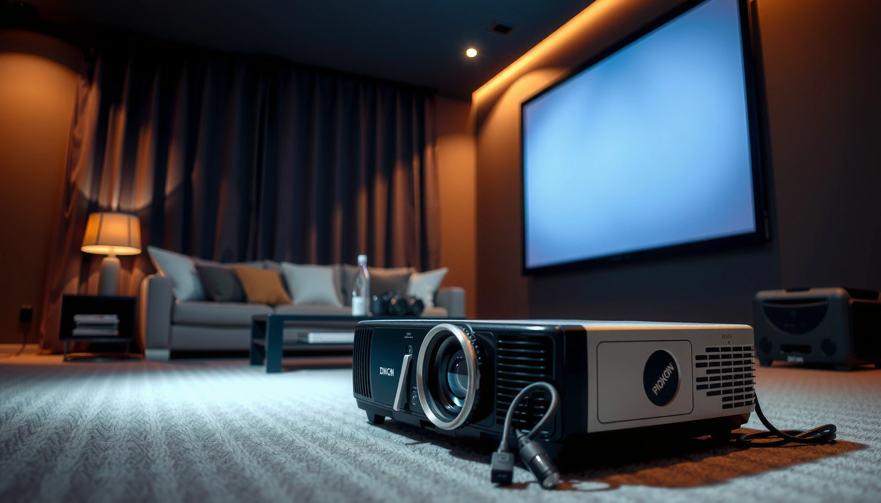 How Far Should a Projector Be From the Screen?