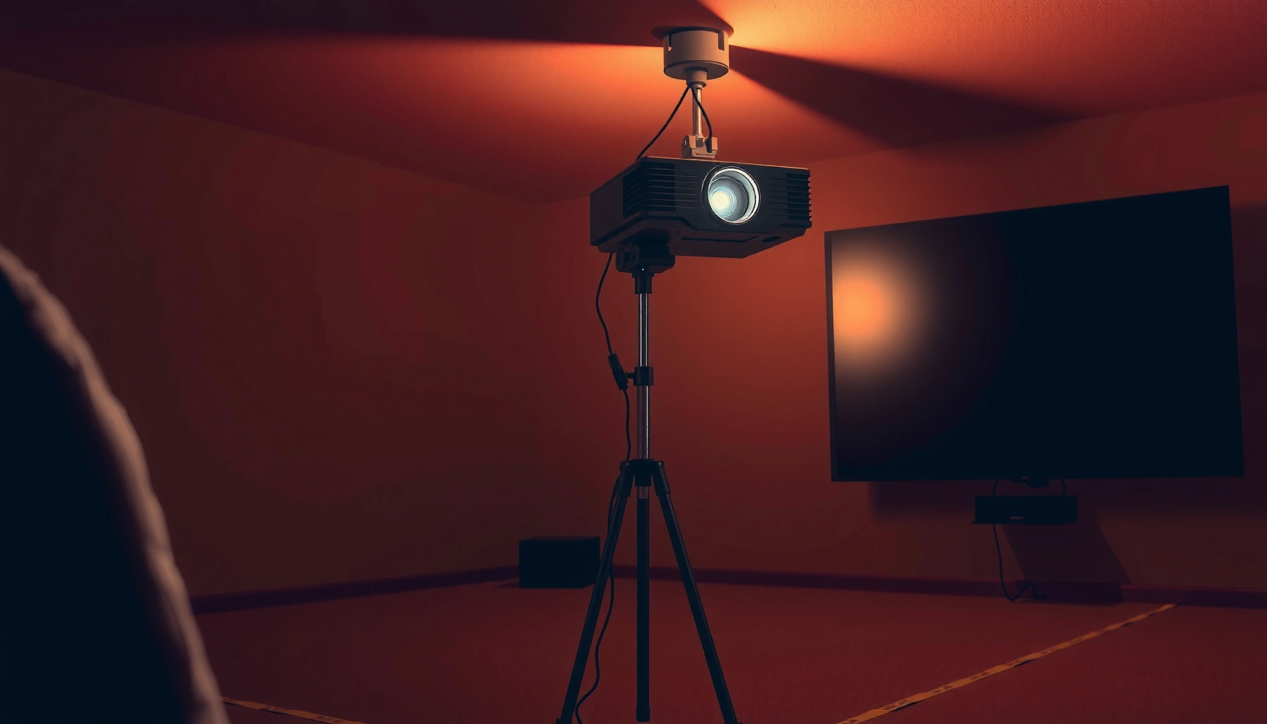 How Far Should the Projector Be From the Screen?