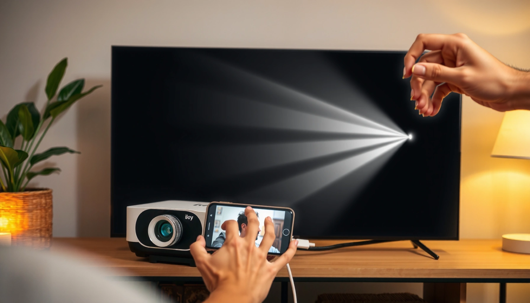 How to Connect iJoy Projector to iPhone