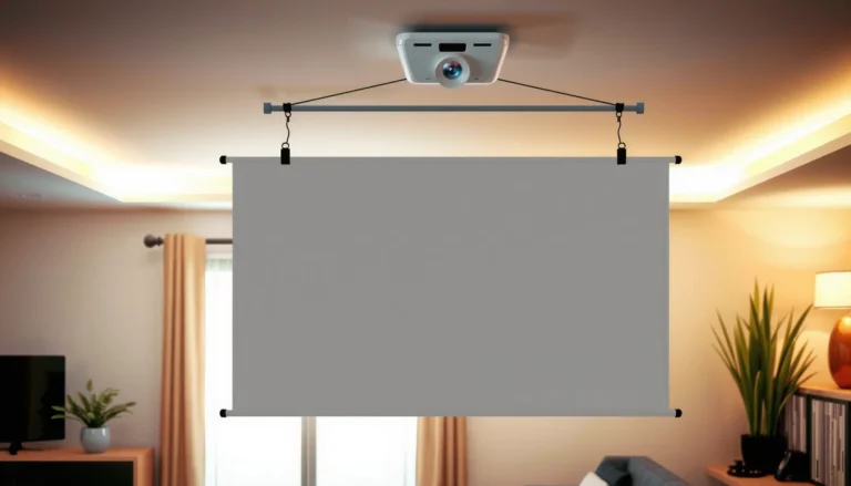 How to Hang Projector Screen Without Drilling: Easy Methods