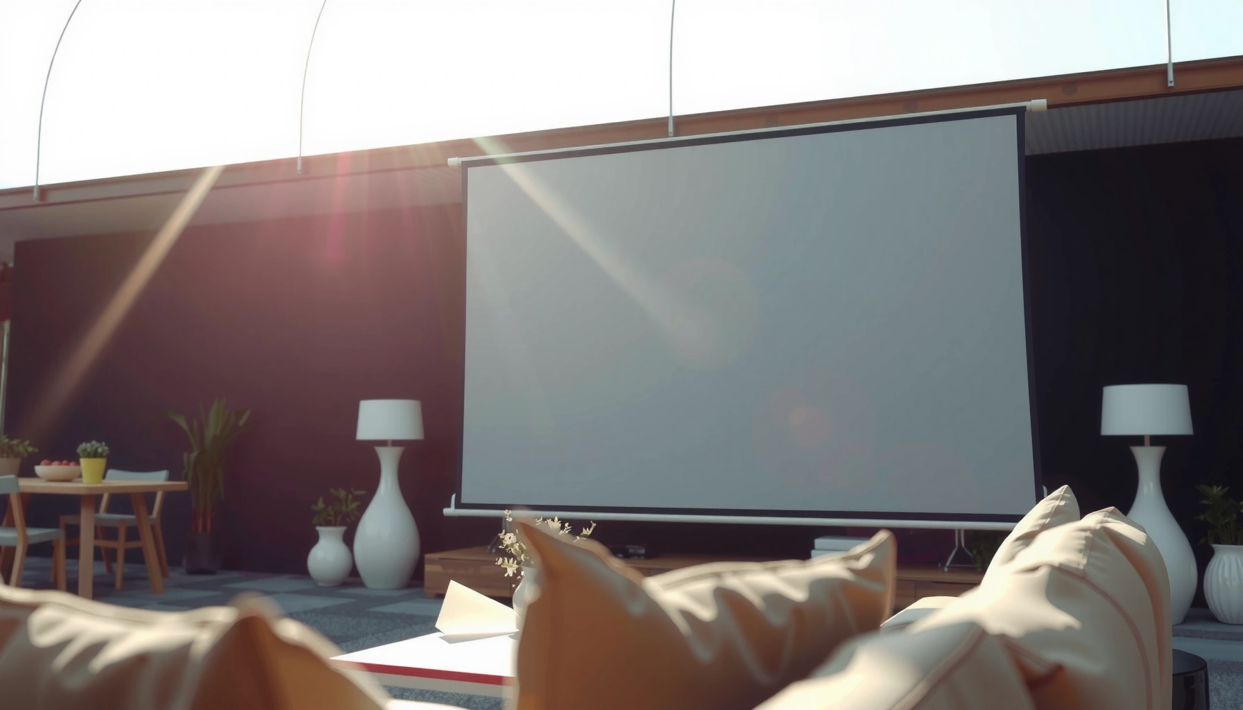 Can You See a Projector Screen During the Day?