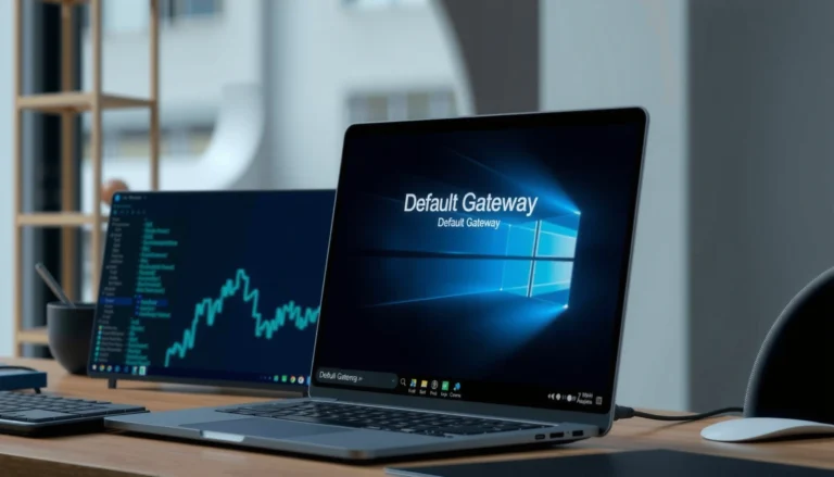 Image showing steps to find default gateway on Windows and Mac devices.