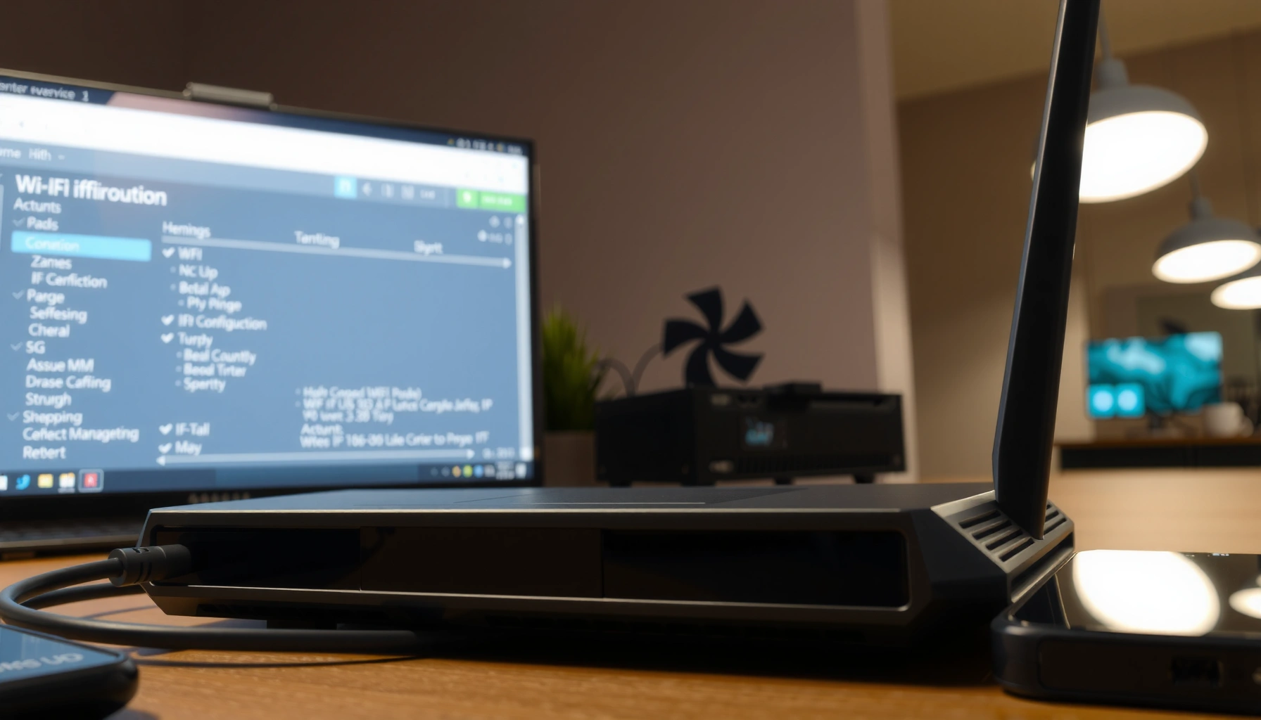 Step-by-step guide to finding an IP address on a router with visual aids.