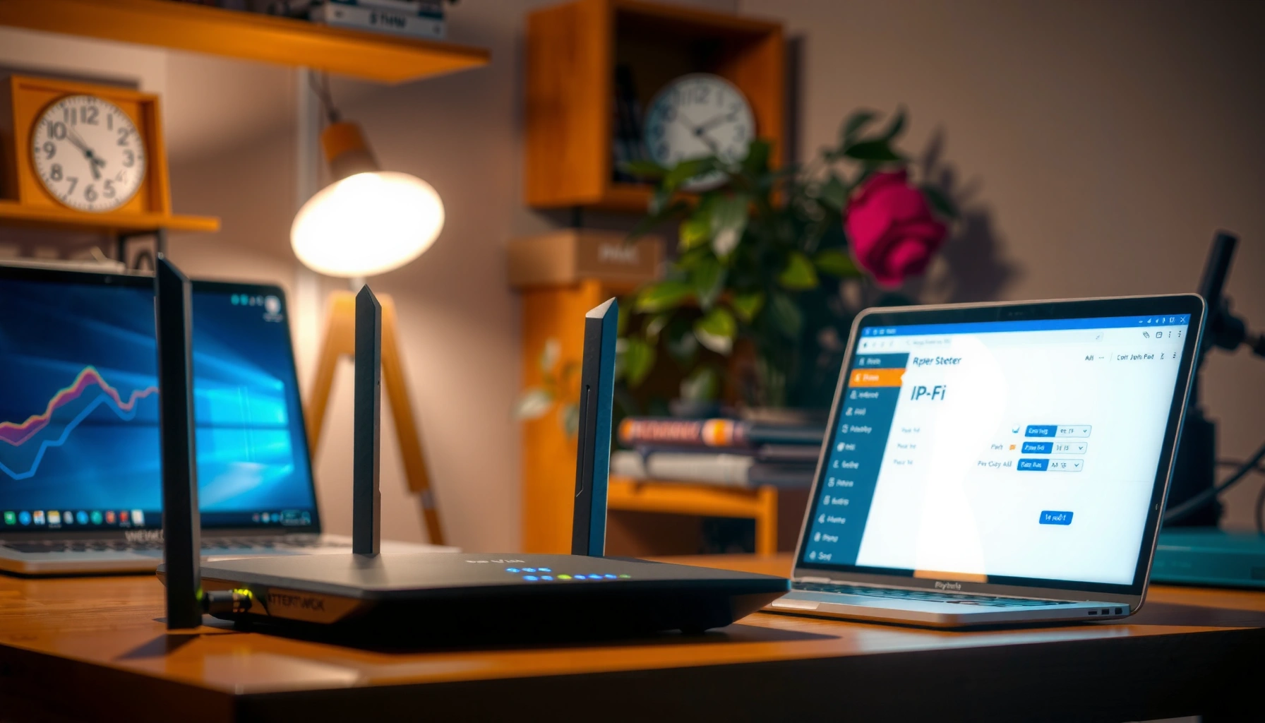 Visual guide on how to find the IP address of a router for various devices.