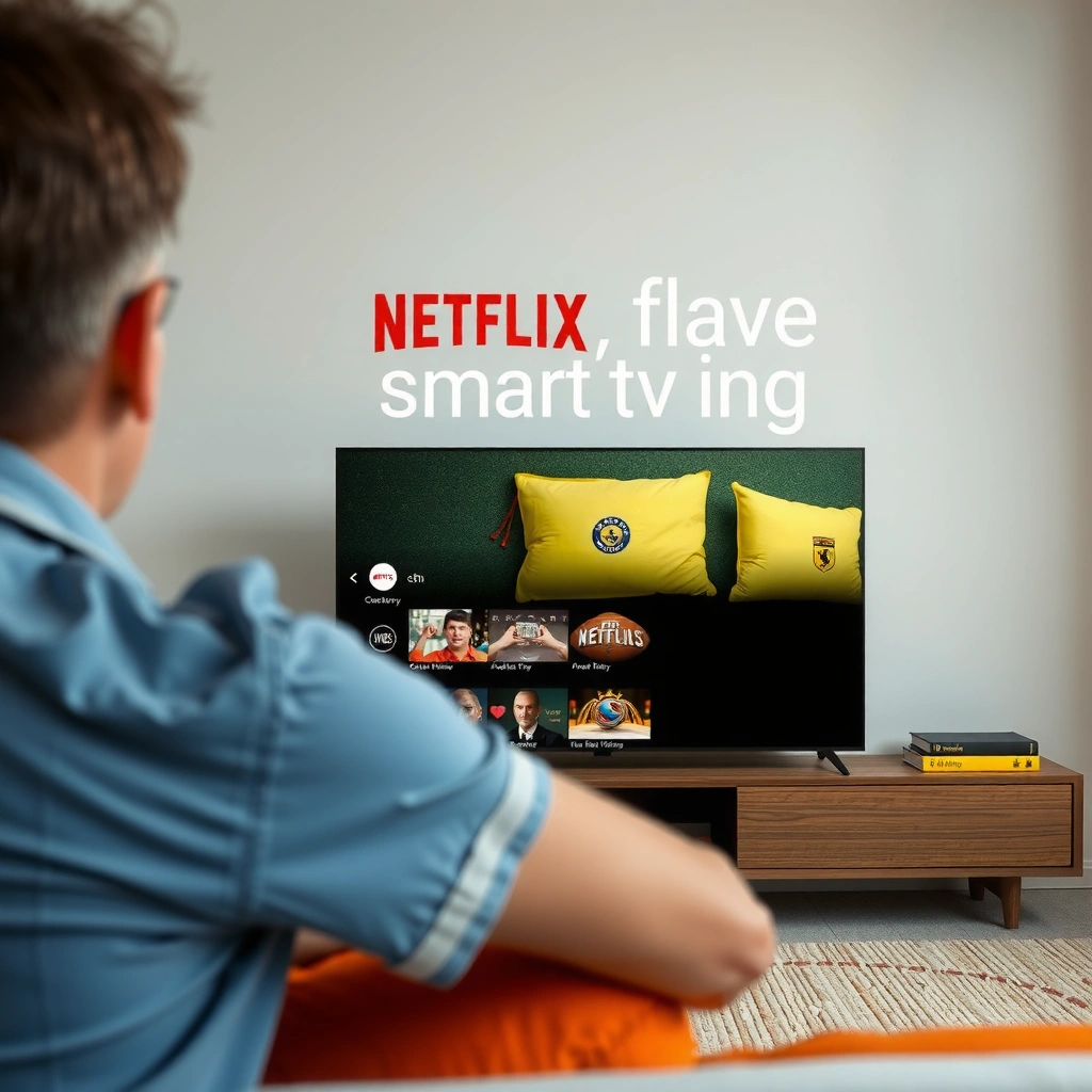 Screenshot showing how to find your Netflix profile on a Smart TV