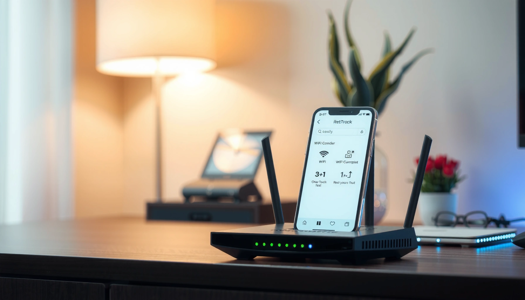 Illustration showing quick methods to find your router IP address