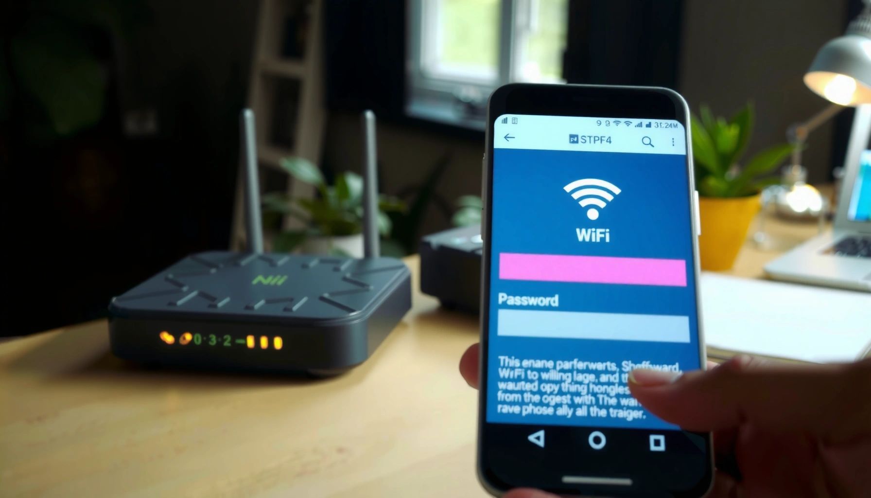 Image illustrating quick methods to find your WiFi password for internet access