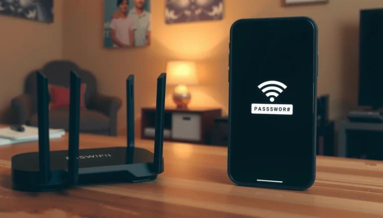 Illustration showing quick methods to find your WiFi password effectively.