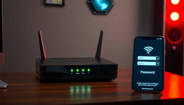 Person accessing WiFi password on a device for quick retrieval.