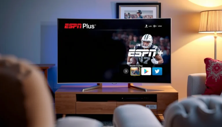 Steps to find and set up ESPN Plus on a Smart TV for streaming sports.