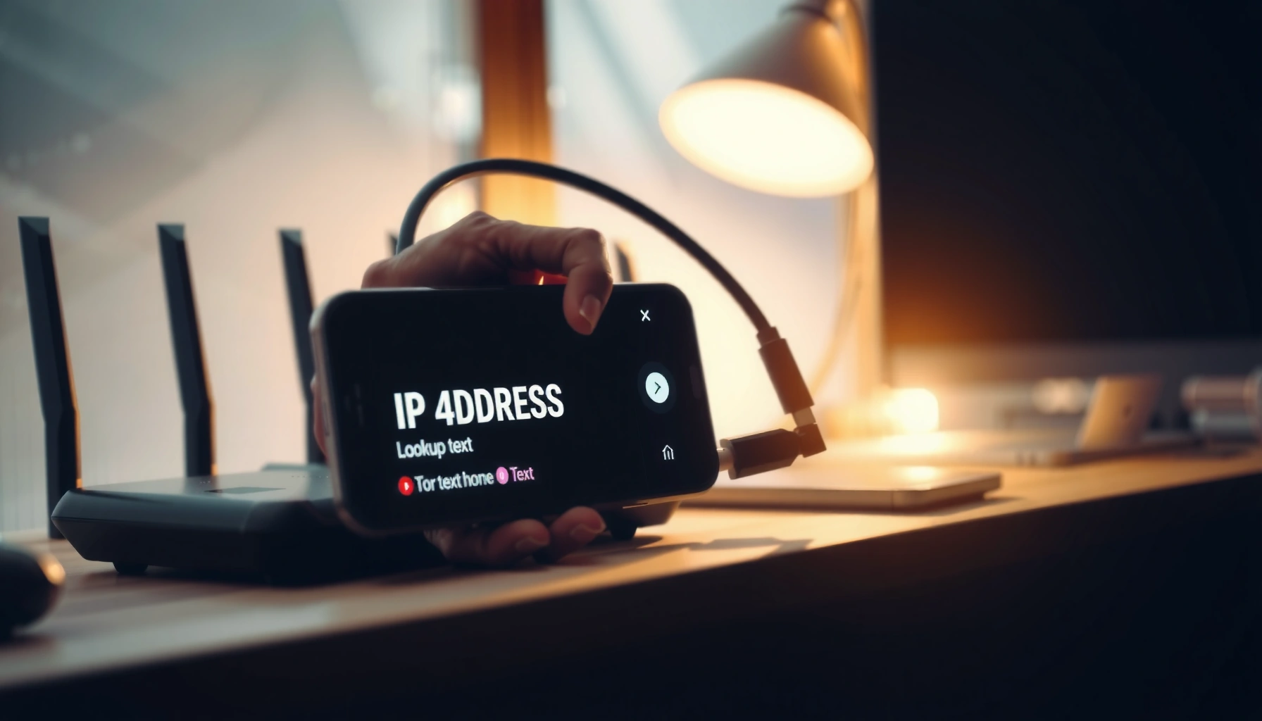 Step-by-step guide on how to find an IP address for a router.