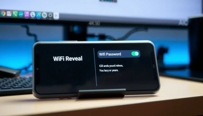 User accessing WiFi password settings on Android and iPhone devices