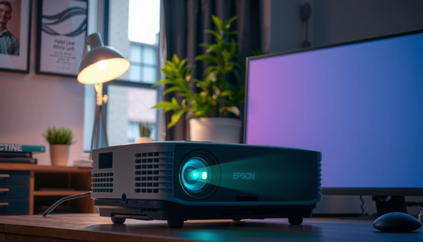 Guide on how to flip the image on an Epson projector for optimal viewing.