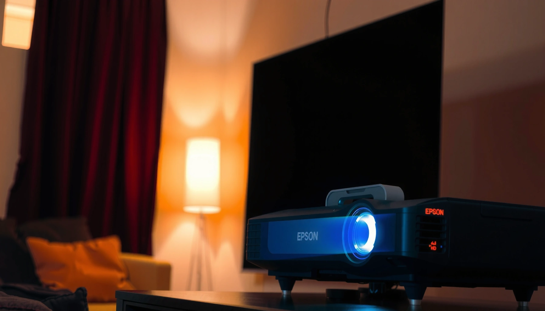 Guide on how to flip the screen on an Epson projector for optimal viewing.