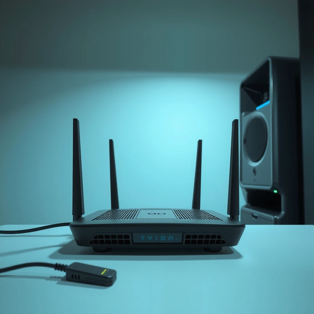 A person troubleshooting a router with frequent disconnects and reconnects issues.