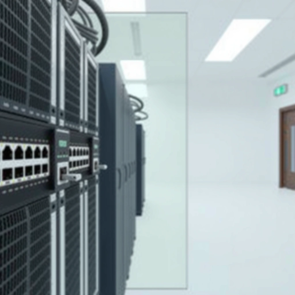 Illustration showing the key functions of a network switch in a computer network.