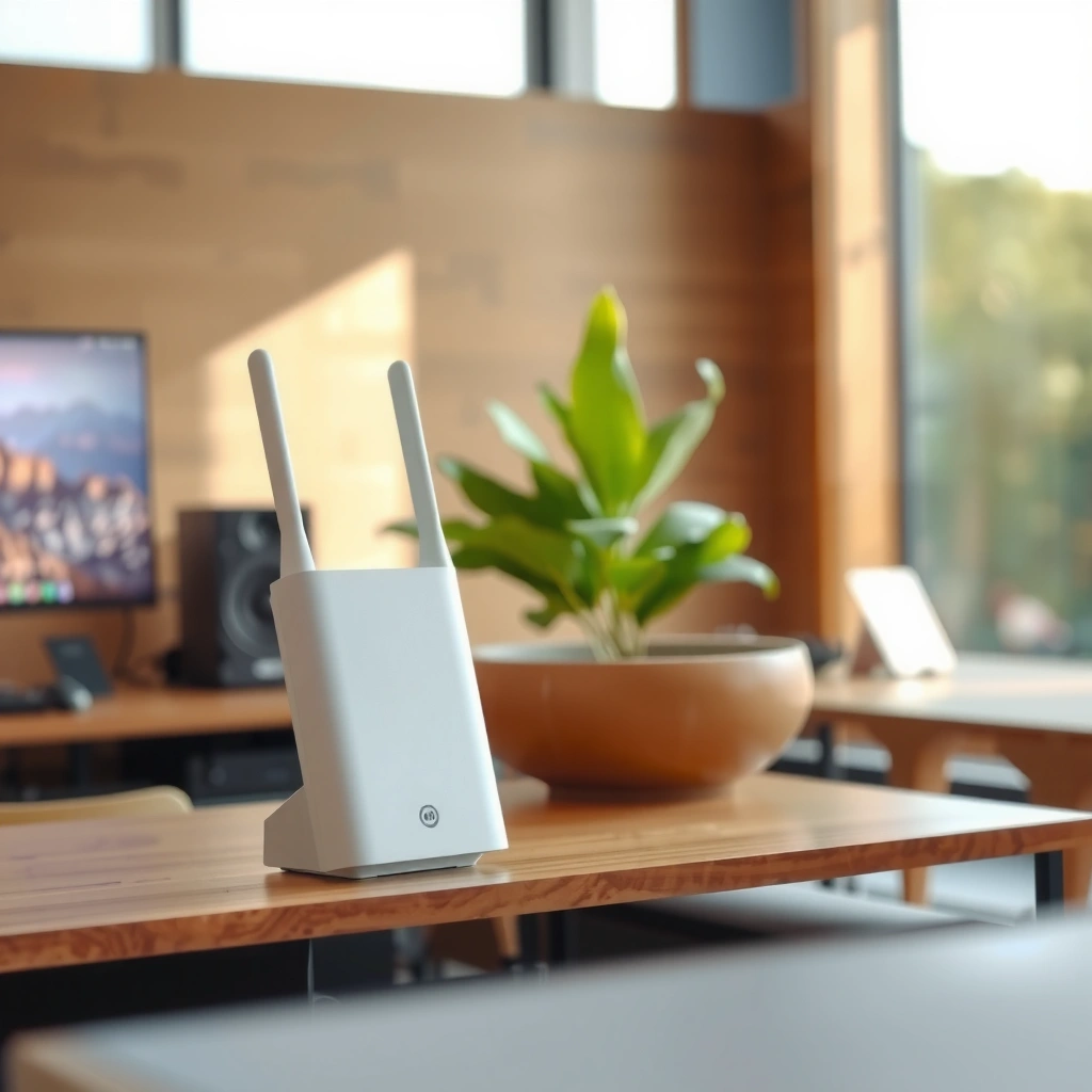 Illustration showing key functions of a WiFi gateway in a home network setup.