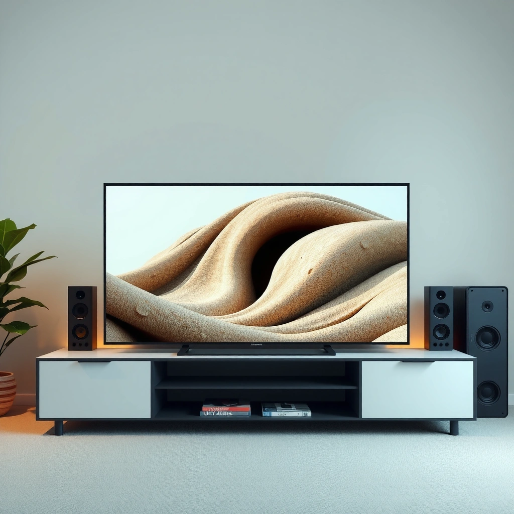 Various cleaning supplies for safely cleaning a smart TV screen, including microfiber cloths and solution.