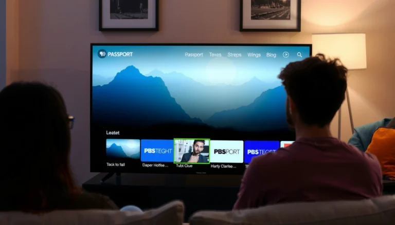 Step-by-step guide on accessing PBS Passport on your Smart TV.