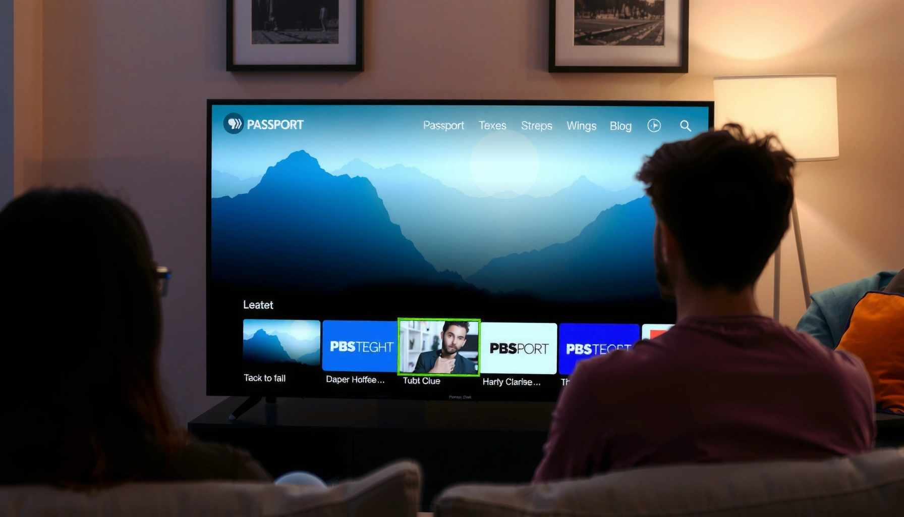 Step-by-step guide on accessing PBS Passport on your Smart TV.