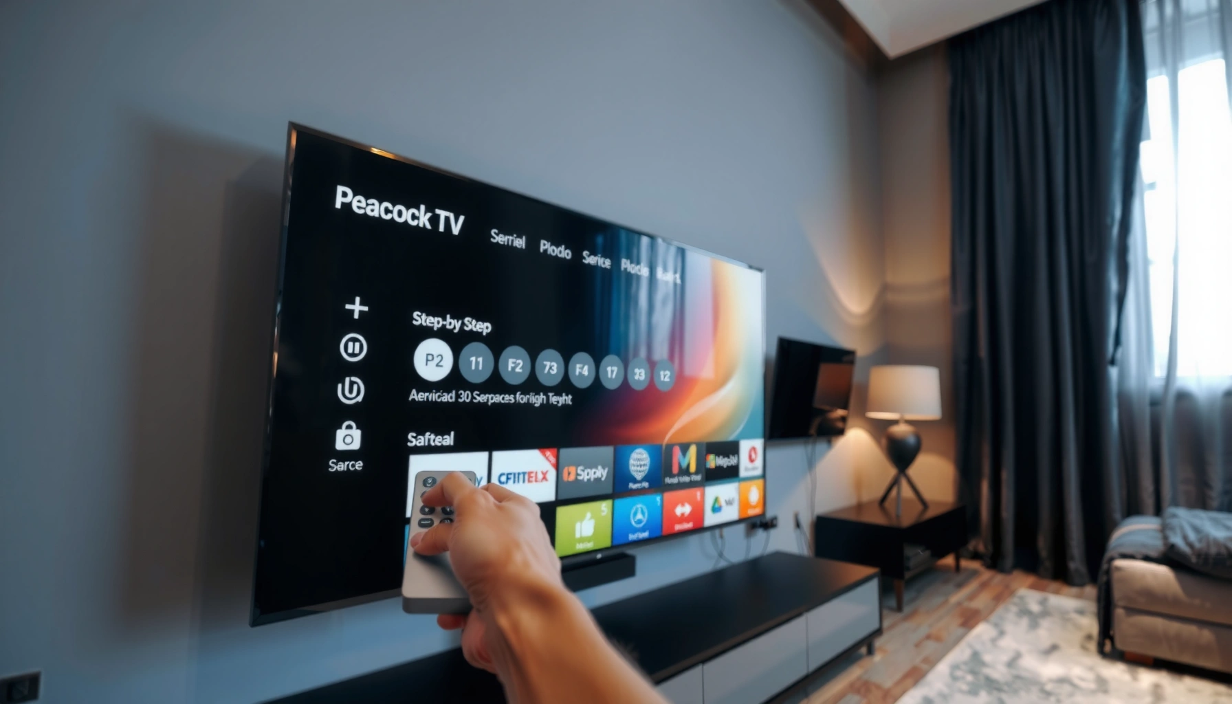 Step-by-step guide to installing Peacock TV on your Smart TV.