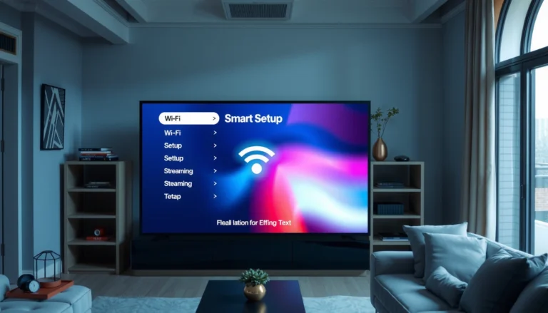 Illustration showing how to connect a Smart TV to the Internet for streaming services