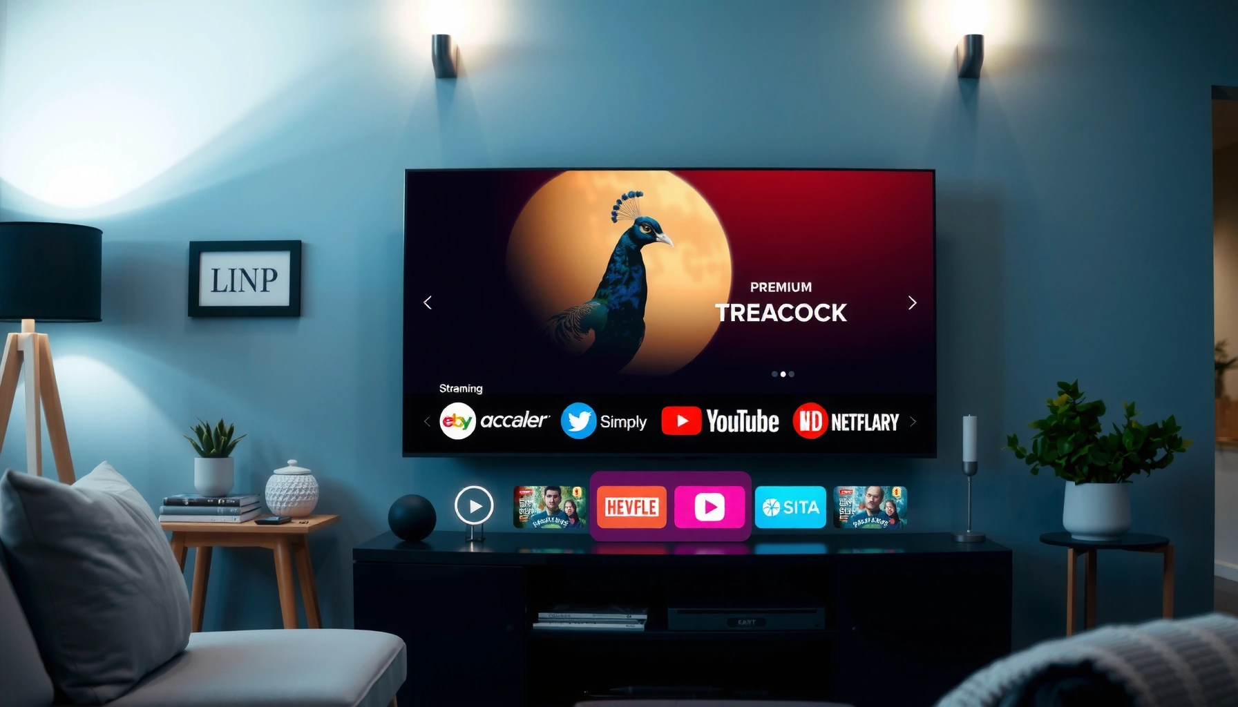 Guide to installing Peacock app on Smart TV for streaming shows and movies.