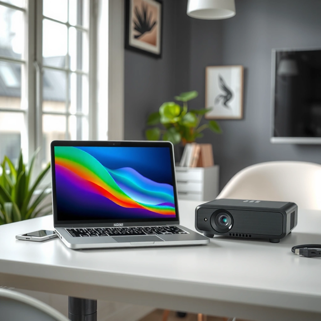 HDMI Cable - how to connect laptop to projector with hdmi
