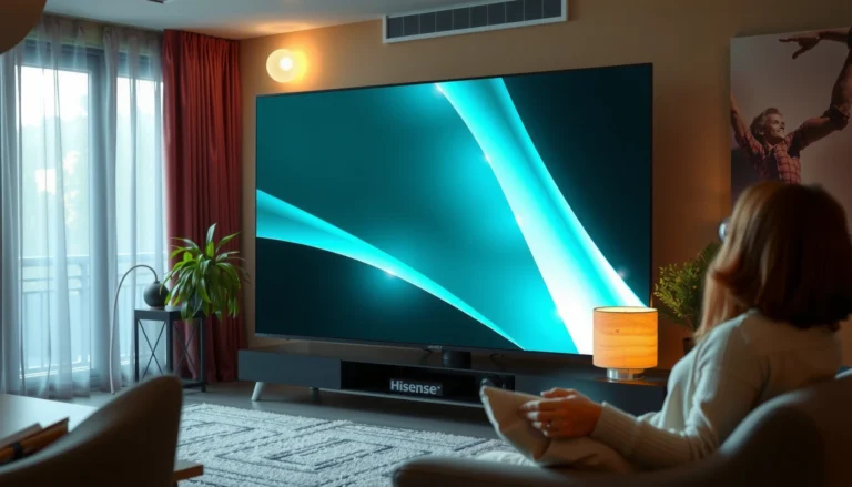 A Hisense TV displaying smart features and apps, exploring if it's a true smart TV.