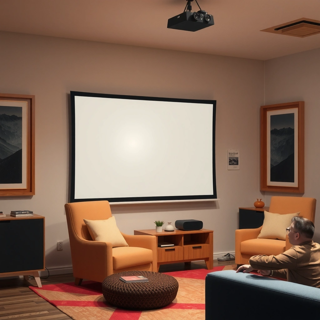 Illustration of the light source and brightness mechanism in a home movie projector.