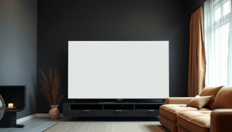 Visual representation of a TV size calculator for estimating screen dimensions.